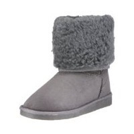 Red-damen-stiefel-grau