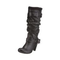 Mustang-damen-stiefel-schwarz