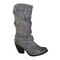 Kickers-damen-stiefel-grau