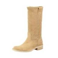 Kickers-damen-stiefel-beige