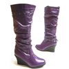 Esprit-damen-stiefel-violett
