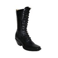 Damenstiefel-geschnuert