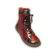 Damenstiefel-leder