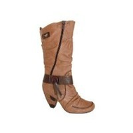 Damenstiefel-cognac