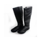 Damenstiefel-schwarz-leder