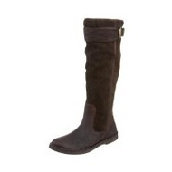 Damenstiefel-dunkelbraun
