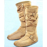 Damenstiefel-beige