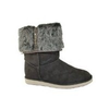Mustang-damenstiefel-gefuettert