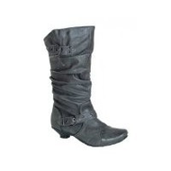 Mustang-damenstiefel-dunkelgrau