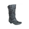 Mustang-damenstiefel-dunkelgrau