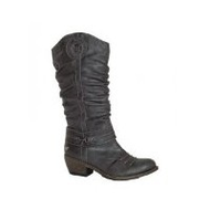 Mustang-damenstiefel-anthrazit