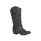 Mustang-damenstiefel-anthrazit