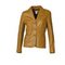 Leder-blazer-beige