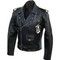 Bikerjacke-kunstleder