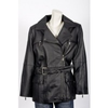 Damen-bikerjacke-schwarz