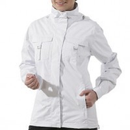 Damen-regenjacke-weiss