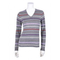 Ringelpullover-grau