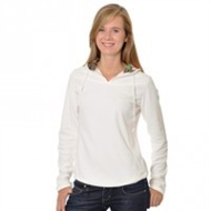 Damen-fleecepullover-white