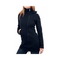 Damen-hoody-black-fleece