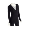 Damen-v-pullover-schwarz