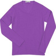 Damen-v-pullover-lila