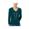 Damen-v-pullover-gruen