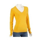 Damen-v-pullover-gelb