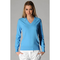 Damen-v-pullover-blue