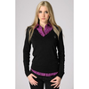 Damen-v-pullover-black