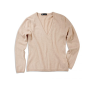 Damen-v-pullover-beige