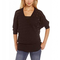 Damen-pullover-schwarz-baumwolle
