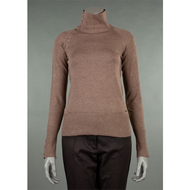 Damen-pullover-hellbraun