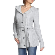 Damen-pullover-grau-hooded