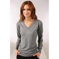 Damen-pullover-grau-wolle