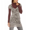 Damen-pullover-grau-nylon