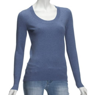 Damen-pullover-blau-groesse-l