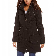 Damen-mantel-polyester