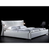 Bett-weiss-leder