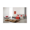 Bett-schwarz-metall
