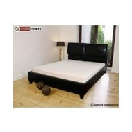 Bett-schwarz-leder