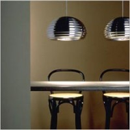 Flos-pendelleuchte-silber