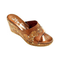 Pantolette-gold-leder