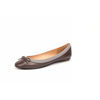 Ballerinas-grau-leder