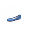 Ballerinas-blau-leder