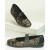 Damen-ballerina-leder