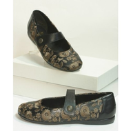 Damen-ballerina-leder