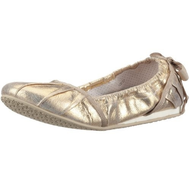 Damen-ballerinas-gold
