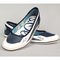 Ballerina-navy-leder