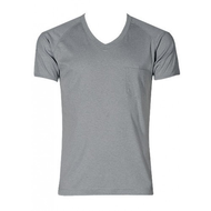 Herren-v-shirt-grau