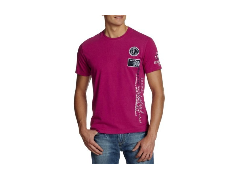 ESPRIT Herren T-Shirt Mit Logo-Print - Basic Shirt Mit Elastischem Bund Und Tunnelzugband